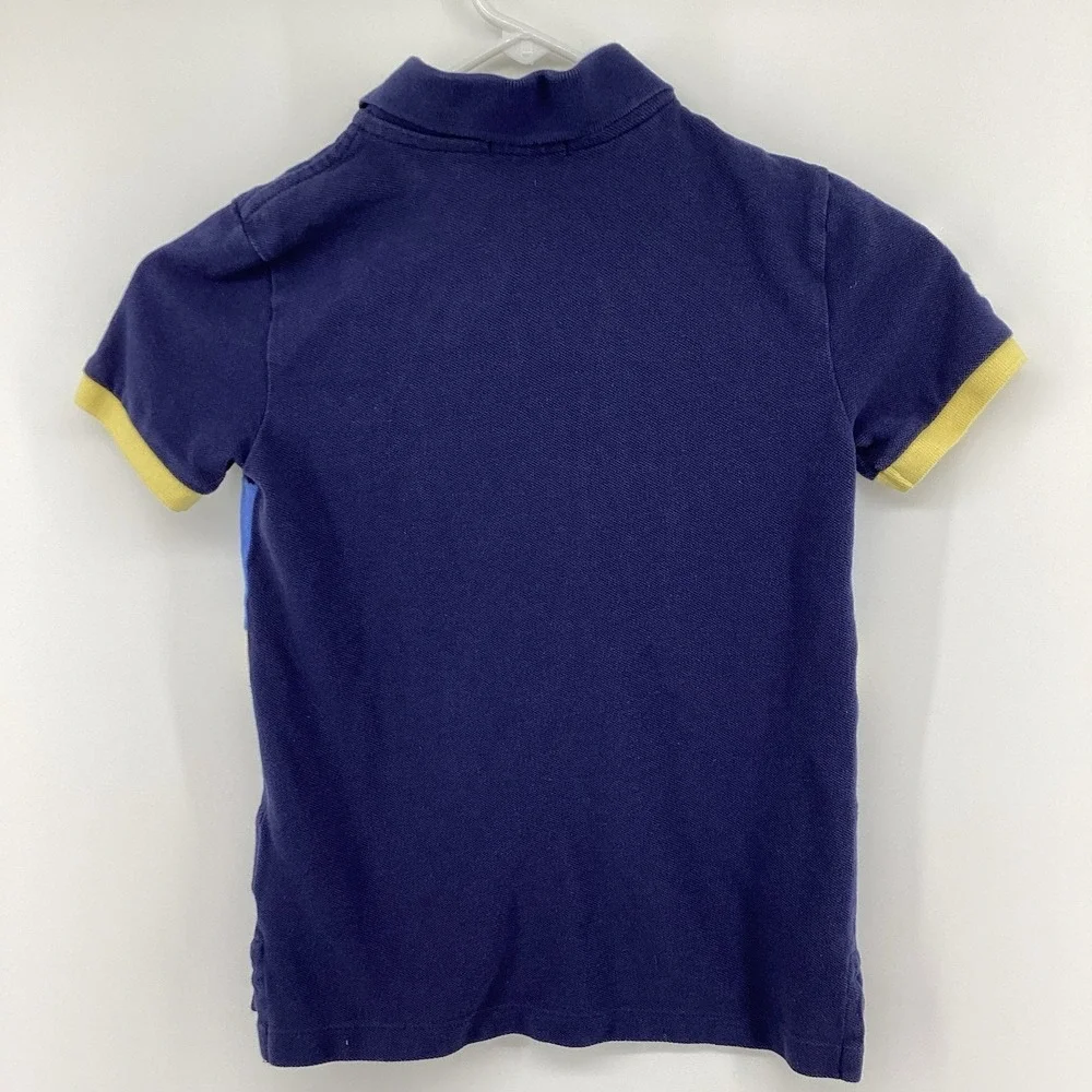 Boys‎ Polo Ralph Lauren Big Pony Color Black Cotton Polo Sz 7